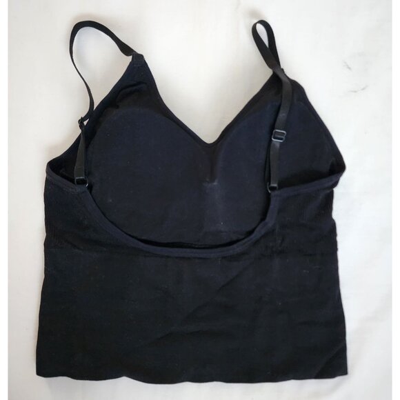 Set Of 3 Women's Ribbed U-Shaped Back Crop Top Bra- Black, Blue & Beige NWOT - Picture 5 of 8